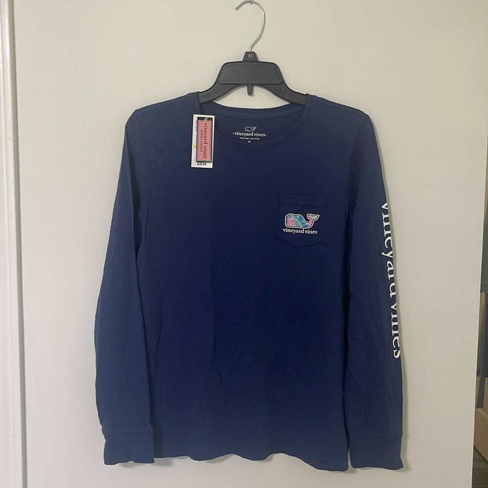Vineyard vines Women’s Med Navy Blue L/S
